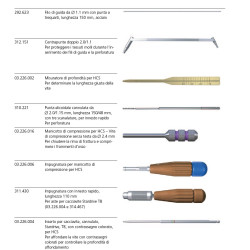 Strumentario per viti HCS...